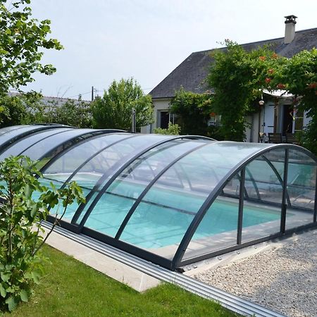 Au Coeur Du Bien-Etre, Chalet Avec Piscine Chauffee Et Couverte, Spa, Sauna, Massages Monteaux Екстер'єр фото