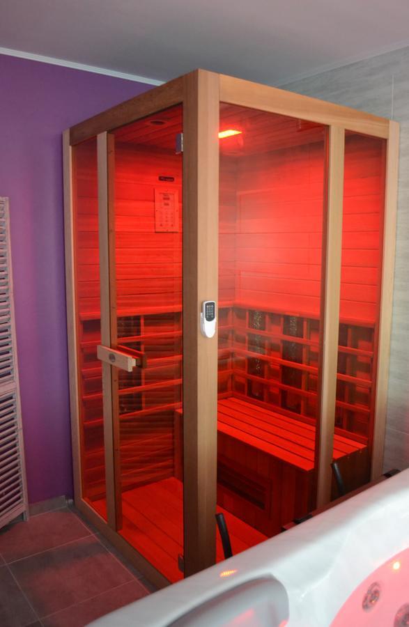 Au Coeur Du Bien-Etre, Chalet Avec Piscine Chauffee Et Couverte, Spa, Sauna, Massages Monteaux Екстер'єр фото